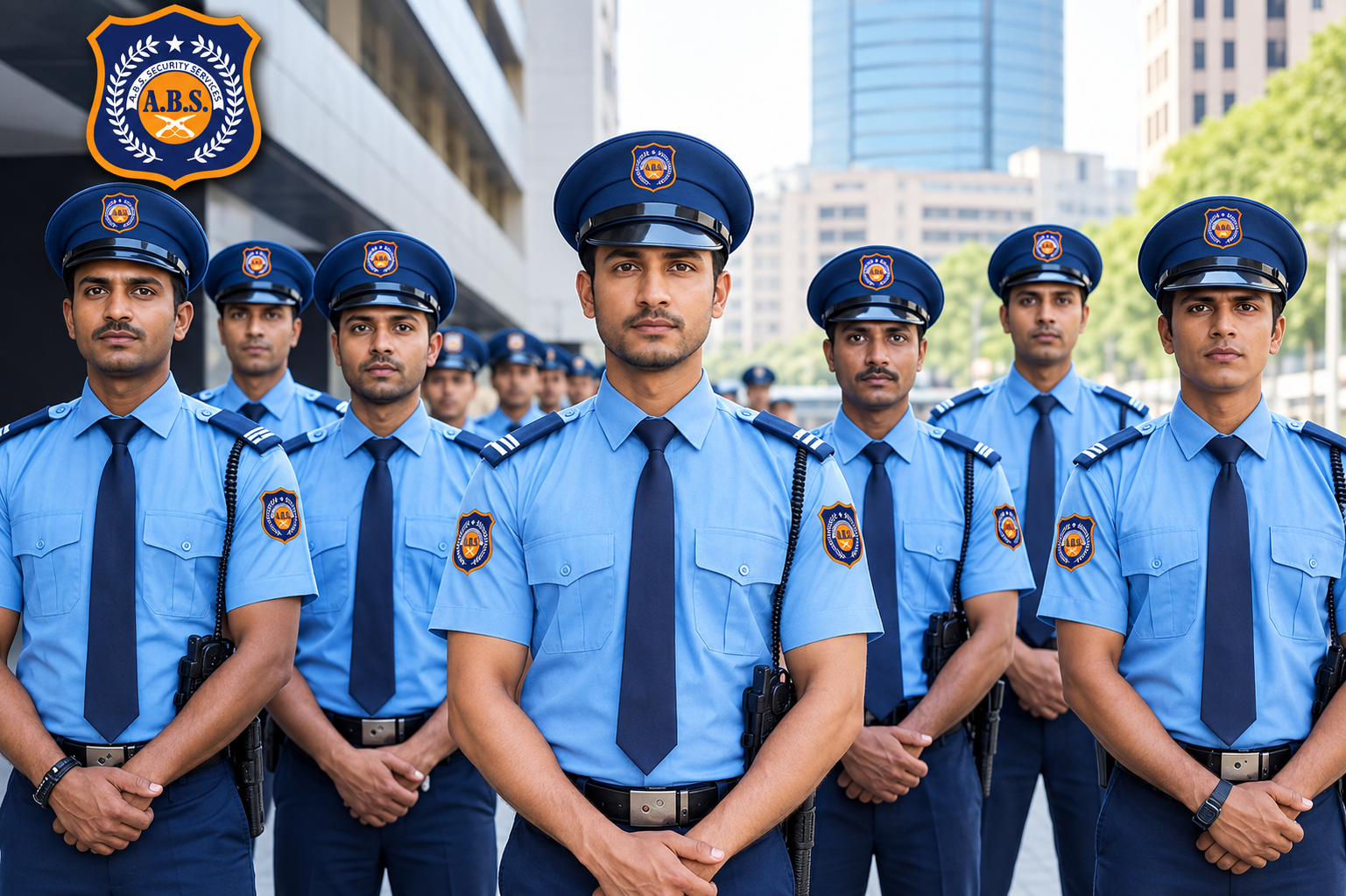 ABS uniformed personnel from the company profile